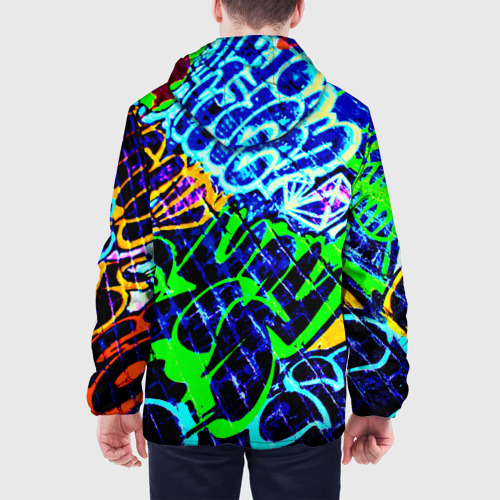 Мужская куртка 3D Надписи, цвет 3D печать - фото 5