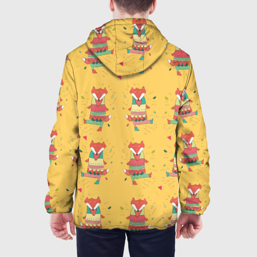 Мужская куртка 3D Танцующие лисы, цвет 3D печать - фото 5