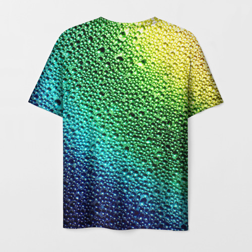 Мужская футболка 3D Пузырьки, цвет 3D печать - фото 2