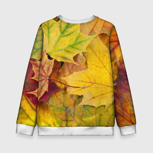 Детский свитшот 3D Осенние листья, цвет 3D печать - фото 2