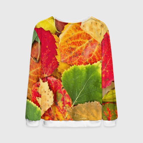 Мужской свитшот 3D Осень, цвет белый - фото 2