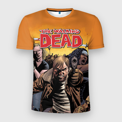 Мужская футболка 3D Slim TWD comix