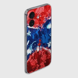 Чехол для iPhone 16 силиконовый с защитой камеры Флаг - фото 2