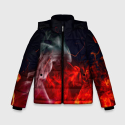 Зимняя куртка для мальчиков 3D Огонь
