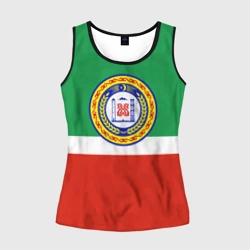 Женская майка 3D Чеченская Республика