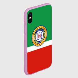 Чехол для iPhone XS Max матовый Чеченская Республика - фото 2