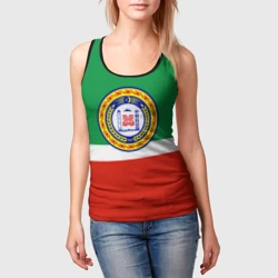 Женская майка 3D Чеченская Республика - фото 2