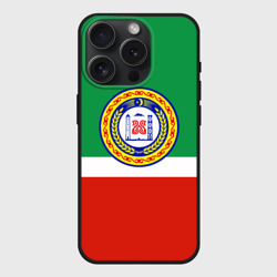 Чехол силиконовый для Apple iPhone 15 Pro матовый Чеченская Республика