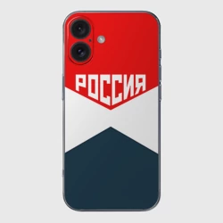 Чехол для iPhone 16 силиконовый с защитой камеры Форма