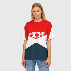 Женская футболка oversize 3D Форма - фото 2