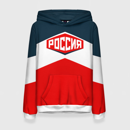 Женская толстовка 3D Россия СССР Фото 01 Женская толстовка 3D Россия СССР Фото 01