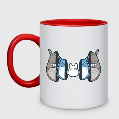 Кружка двухцветная Totoro