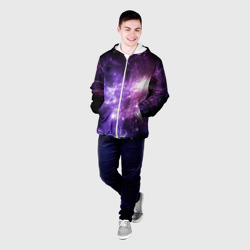 Мужская куртка 3D Яркий космос - фото 2