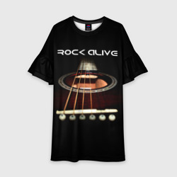 Детское платье 3D Rock alive