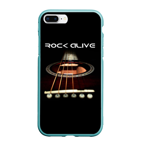 Чехол для iPhone 7Plus/8 Plus матовый Rock alive, цвет мятный