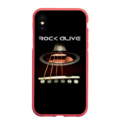Чехол для iPhone XS Max матовый Rock alive
