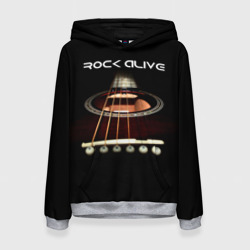 Женская толстовка 3D Rock alive