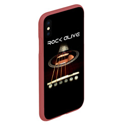 Чехол для iPhone XS Max матовый Rock alive - фото 2