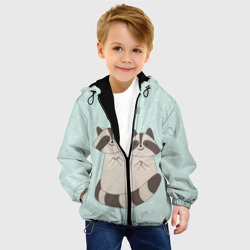 Детская куртка 3D Влюбленные еноты - фото 2