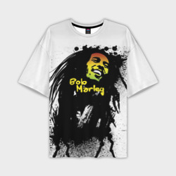 Мужская футболка oversize 3D Bob Marley