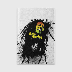 Обложка для паспорта матовая кожа Bob Marley