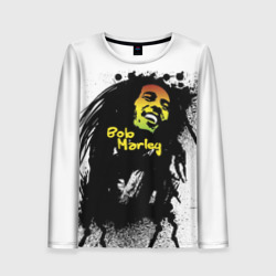 Женский лонгслив 3D Bob Marley