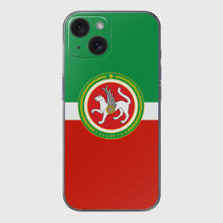 Чехол для iPhone 15 силиконовый с защитой камеры Татарстан