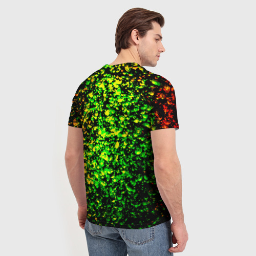 Мужская футболка 3D Пузыри, цвет 3D печать - фото 4
