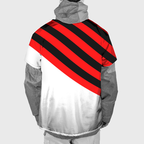 Накидка на куртку 3D AC Milan, цвет 3D печать - фото 2