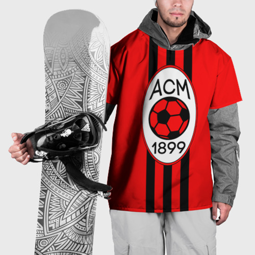 Накидка на куртку 3D Милан ФК, цвет 3D печать