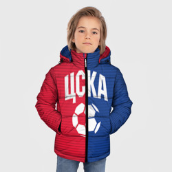 Зимняя куртка для мальчиков 3D ЦСКА - фото 2