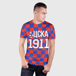 Мужская футболка 3D Slim ЦСКА 1911 - фото 2