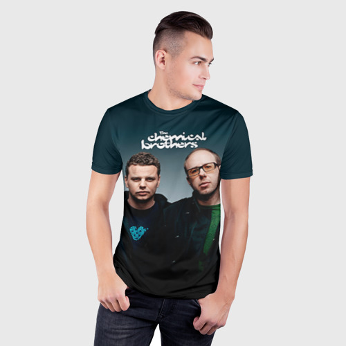 Мужская футболка 3D Slim Chemical Brothers, цвет 3D печать - фото 3
