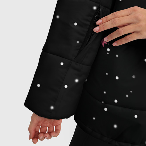 Женская зимняя куртка Oversize Космонавт 4, цвет светло-серый - фото 6