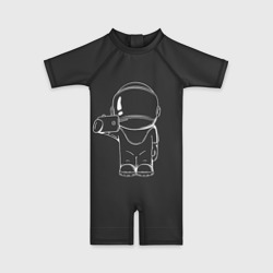 Детский купальный костюм 3D Космонавт 5