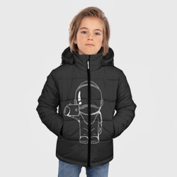 Зимняя куртка для мальчиков 3D Космонавт 5 - фото 2