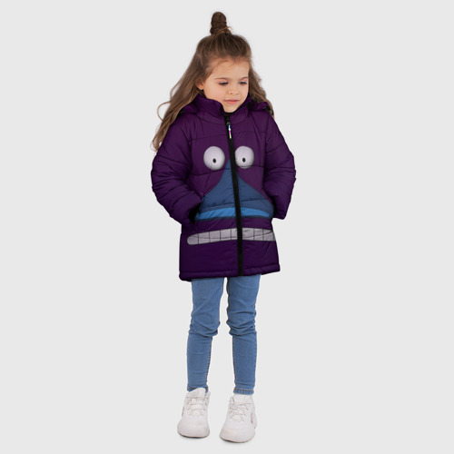 Зимняя куртка для девочек 3D Лицо Моры, цвет красный - фото 5