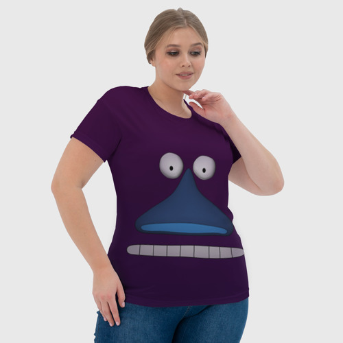 Женская футболка 3D Лицо Моры, цвет 3D печать - фото 6