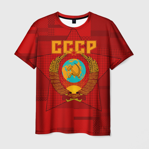 Мужская футболка 3D СССР Фото 01 Мужская футболка 3D СССР Фото 01
