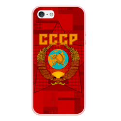 Чехол для iPhone 5/5S матовый СССР