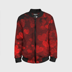 Детский бомбер 3D Сердечко