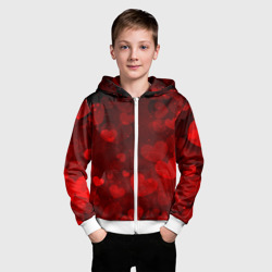 Детская толстовка 3D на молнии Сердечко - фото 2