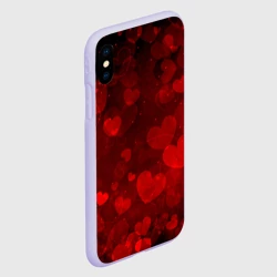 Чехол для iPhone XS Max матовый Сердечко - фото 2