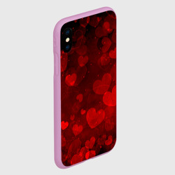 Чехол для iPhone XS Max матовый Сердечко - фото 2
