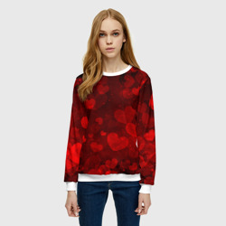 Женский свитшот 3D Сердечко - фото 2