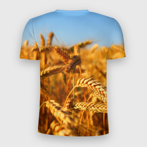 Мужская футболка 3D Slim Пшеница, цвет 3D печать - фото 2