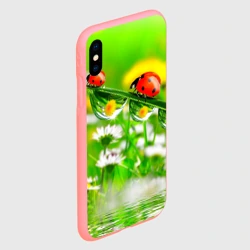 Чехол для iPhone XS Max матовый Макро - фото 2