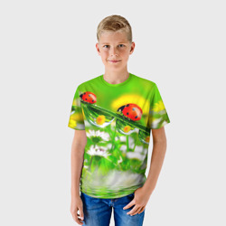 Детская футболка 3D Макро - фото 2