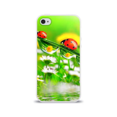 Чехол для Apple iPhone 4/4S силиконовый глянцевый Макро Фото 01 Чехол для Apple iPhone 4/4S силиконовый глянцевый Макро Фото 01