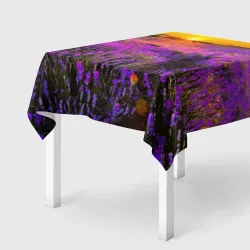 Скатерть 3D Лавандовое поле